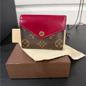 Louis Vuitton Red and Black Wallet